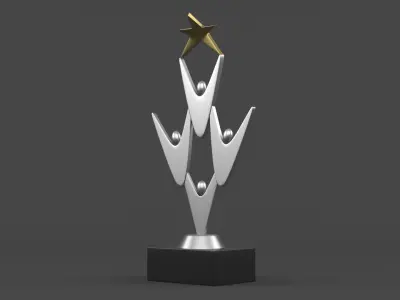 Trophy Cup 3D model
