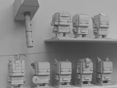 LEGO BrickHeadz 3D model