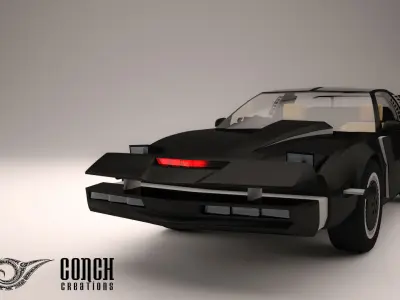 Knight Rider Car 3D model