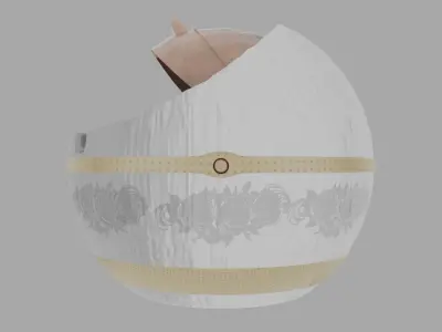 Ashtray Antique Model 3D model