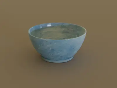 Kitchen Bowls Set 3D model