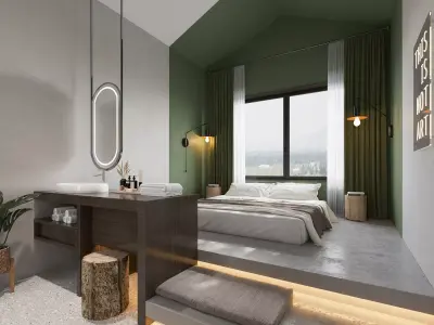  Bedroom interior 32 3D model