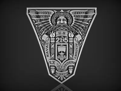 Bas-relief for the United States Ring 2025 3D print model