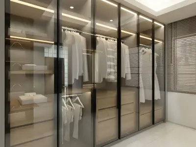 Design Master Bedroom Low-poly 3D model