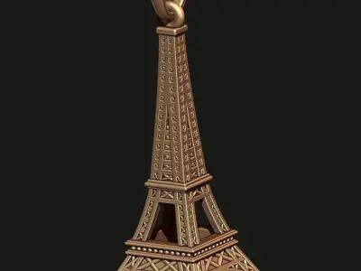 EIFFEL TOWER PENDANT 3D print model