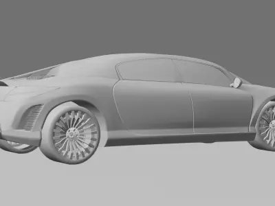 Peugeot 908 RC Concept car 3D model
