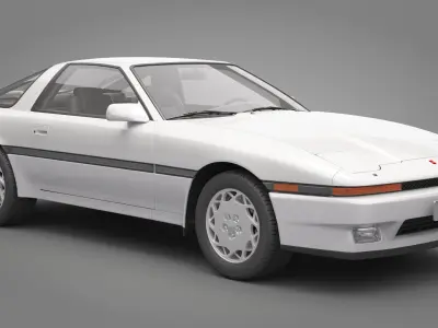 1986 Toyota Supra Liftback 3D model