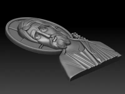 Jesus 3 statue of 3D print model