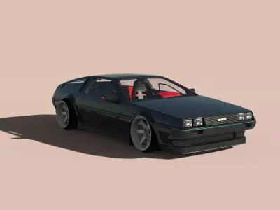DMC DeLorean 3D model