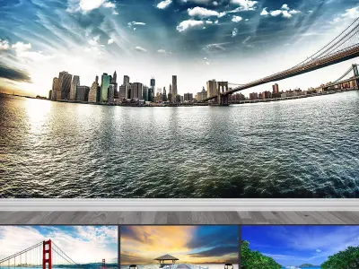 Photo Wallpaper No 14 Low-poly 3D model