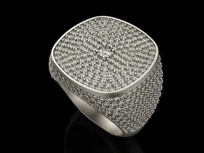 Cushion form ring model 648 3D print model