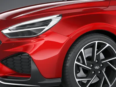 Hyundai i30 Fastback N-line 2020 3D model