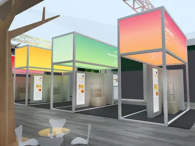 stall Low-poly 3D model shop