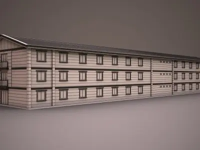 PREFABRICATED BUILDING 6 3D model