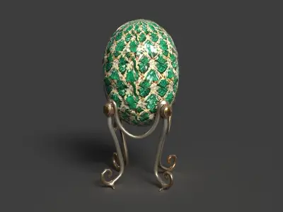 Russian Fabegre egg  3D model