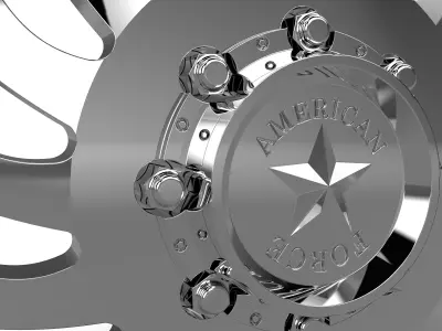 AMERICAN FORCE DB06 WAVE DBO1 WHEEL 3D model