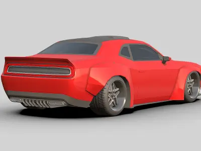 Sport Car2 2025 Low-poly 3D model