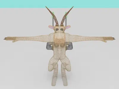 Sci-Fi Monster 3 Free 3D model