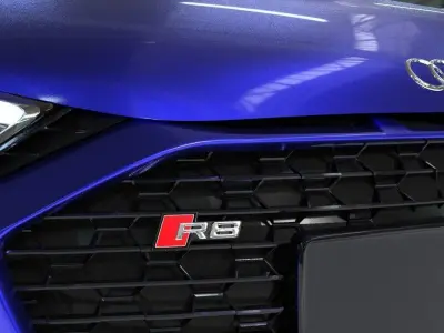 High Poly 2021 Audi r8 car exterior with good details 3D model