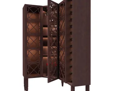 wine cabinet 3D model