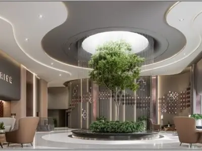 Circle Water Curtain Free 3D print model