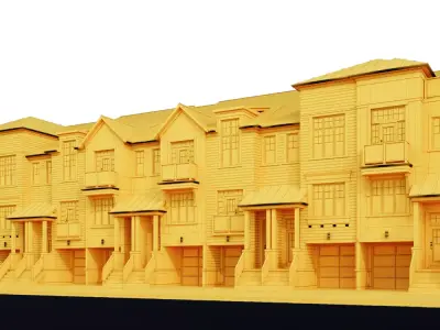 Exterior Townhouse 3D model