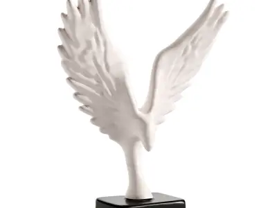 Decorative Abstract Sculpture 06 3D model