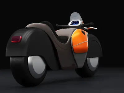3D motorcycle concept  3D model