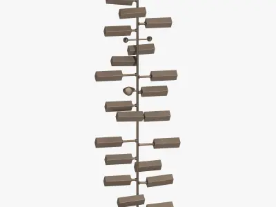 Harry Bertoia Sculpture 3D model