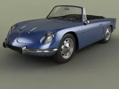 Renault Alpine A110 Convertible 3D model