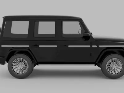Mercedes-Benz G500 3D Model Low-poly 3D model