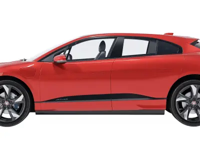 Jaguar I-PACE 2023 3D model