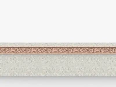 Baguette  deer  grape stone  3D print model