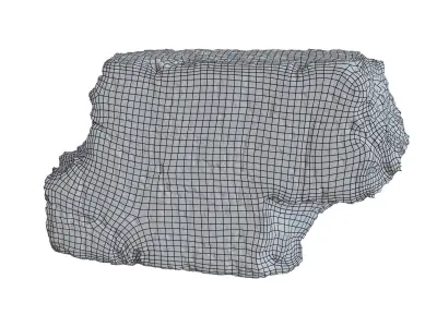 Ultra realistic Old Brick Scan 8k HD Low-poly 3D model