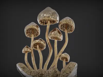 Mushroom Pendants 3D print model