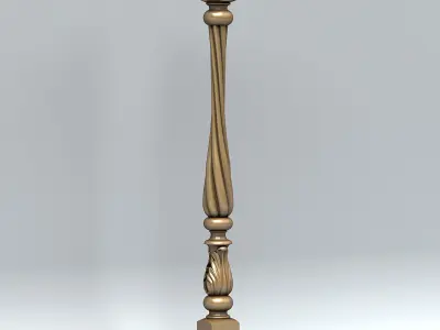 Baluster 002 3D model