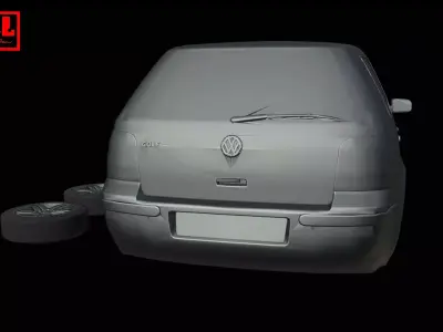 Volkswagen Golf IV Mk4 1997-2006 3D print model