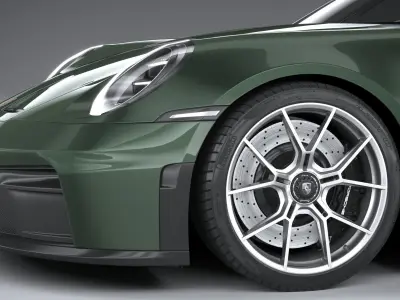 Porsche 911 GT3 Touring 2025 3D model