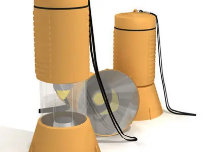 flashlight 01 3D model