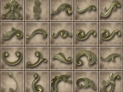 Ornamental Vol 03 3D model
