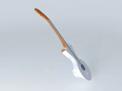 Guitar body Free 3D model