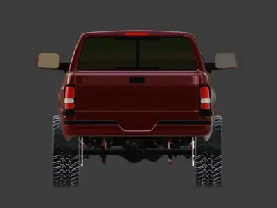 2001 Dodge Ram 2500 Single Cab 3D model