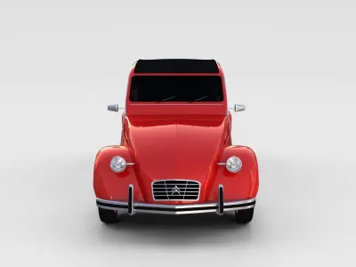 Citroen 2CV rev 3D model