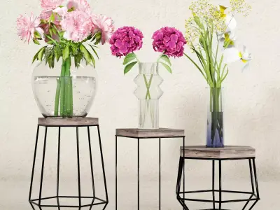 Flower bouquets 06 3D model