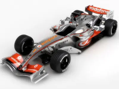 F1 2007 McLaren MP4-22 Ferrari F2007 ING Renault R27 3D model