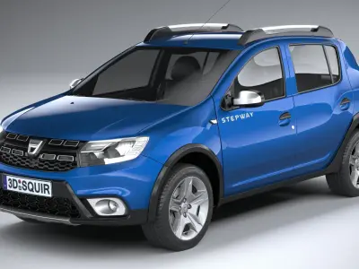 Dacia Sandero Stepway 2017-2020 3D model