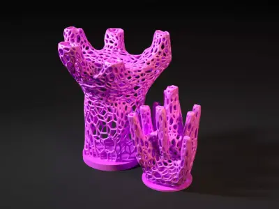 Unusual decorative vase 3D print model