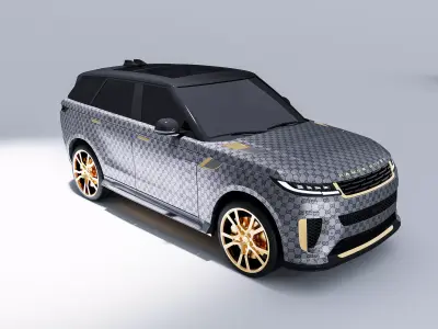 Gucci  land rover range rover sport sv 3D model