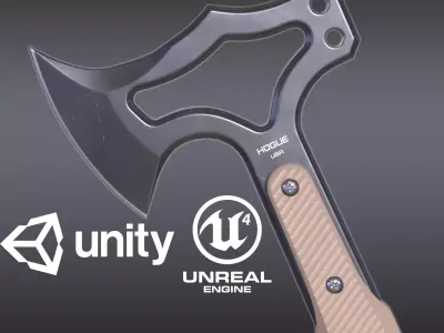 Hogue EX-T01 Tomahawk Low-poly 3D model