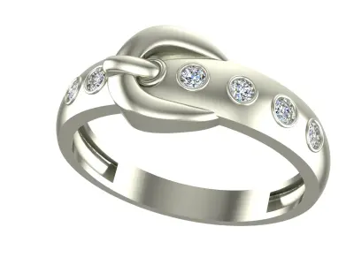 Belt Ring Stone 2025 3D print model